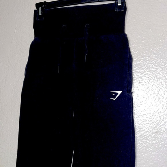 Gymshark High Waisted Jogger Sweat Pants XS Black - Picture 3 of 6